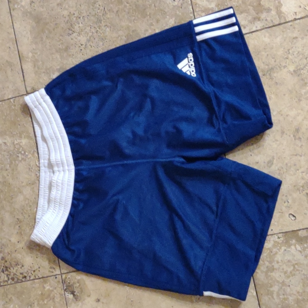 M Adidas Blue Gym Shorts